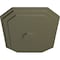 Ekena Millwork Felix Ceiling Medallion, Hand-Painted Spartan Stone, 25 1/4"W x 17 1/4"H x 1 3/4"P CM25FESSF - alternate 4